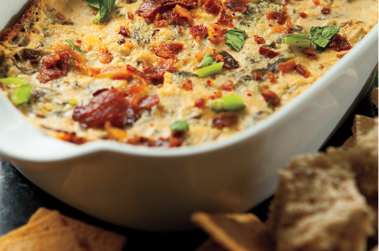 Warm Turnip Greens and Bacon Dip Recipe