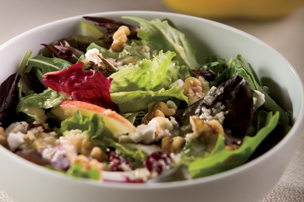 Mixed Greens and Harvest Fruit Salad