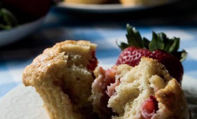 Fresh Strawberry Muffins recipe