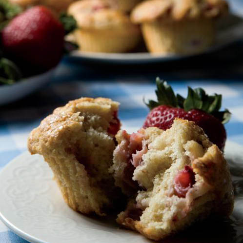 Fresh Strawberry Muffins recipe