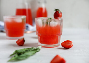 Strawberry-Basil Lemonade