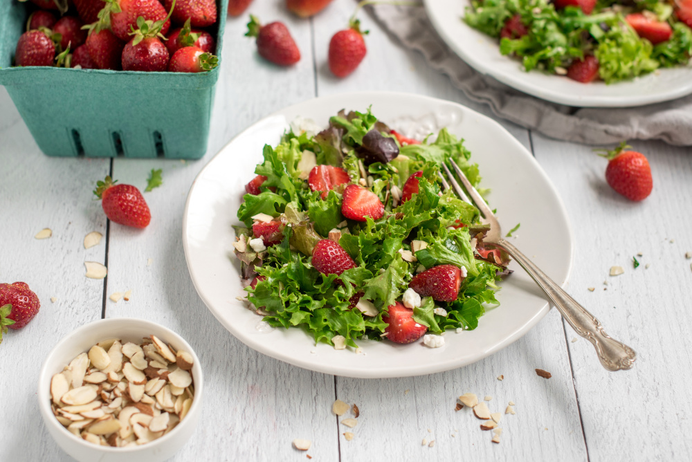 Strawberry Goat Cheese Salad