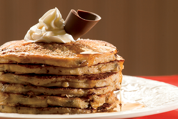 Chocolate Whole Grain Pancakes