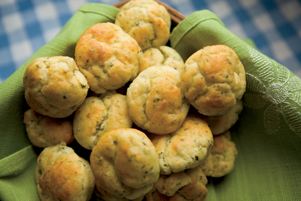 Rosemary Goat Cheese Muffins