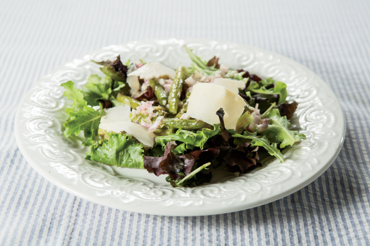 Roasted Asparagus and Spring Greens