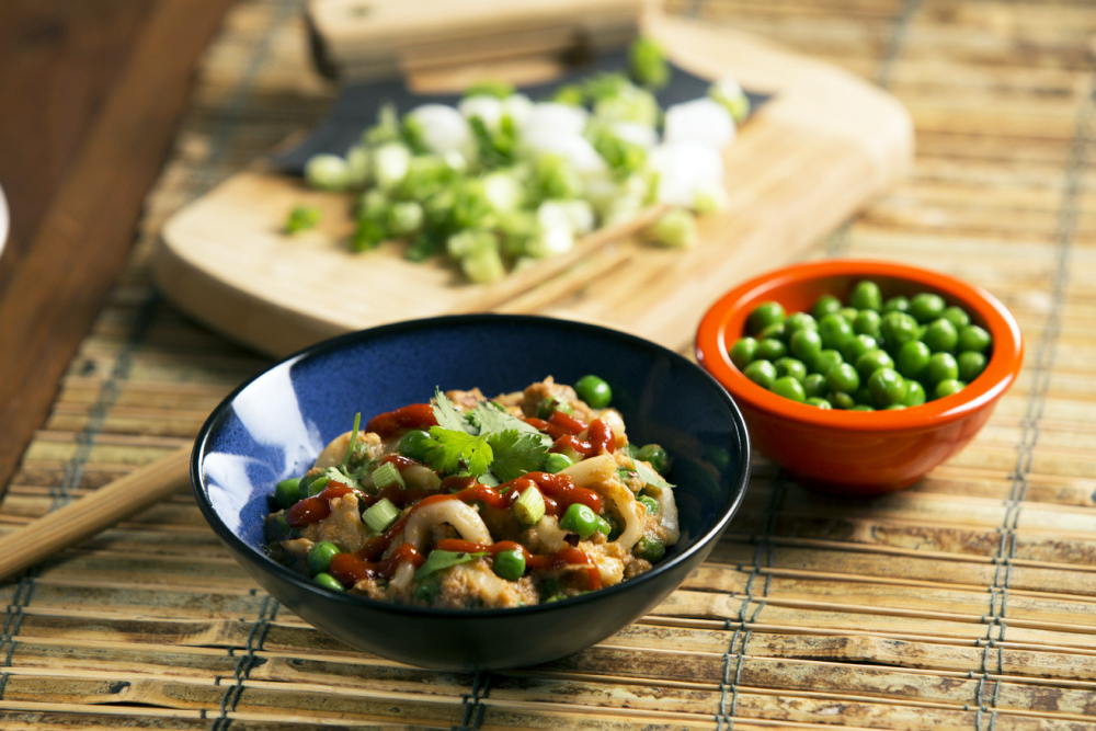 Dragon Noodles with Eggs