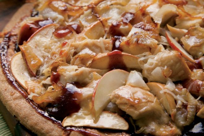BBQ Chicken Apple Pizza