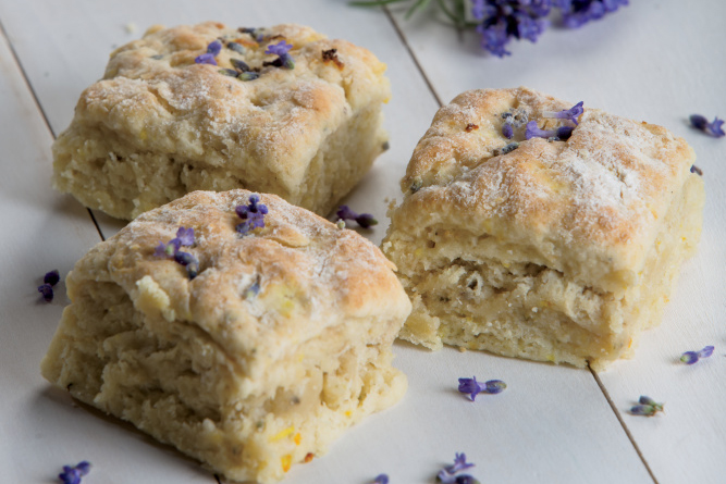 Lavender Scones