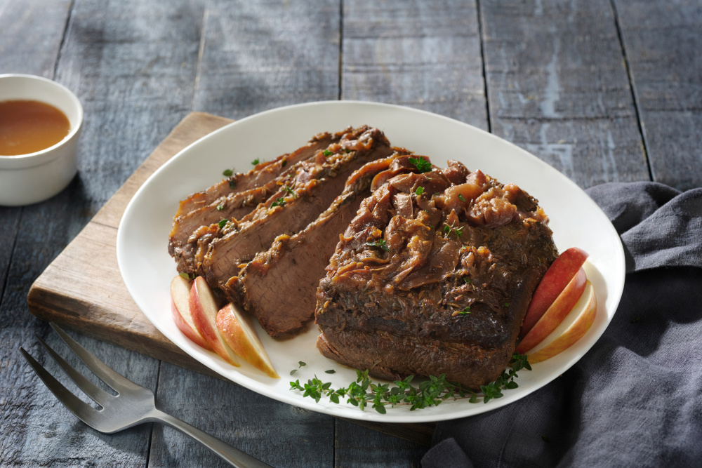 Apple Cider Braised Brisket 