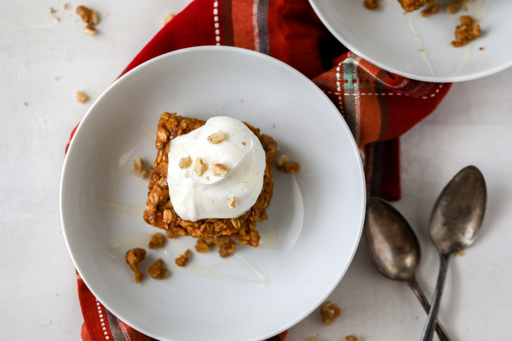 Pumpkin Oatmeal Bake