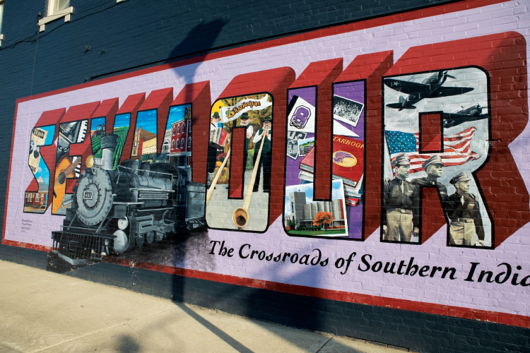 Seymour crossroads mural 