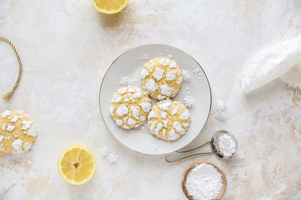 Lemon Crinkle Cookies
