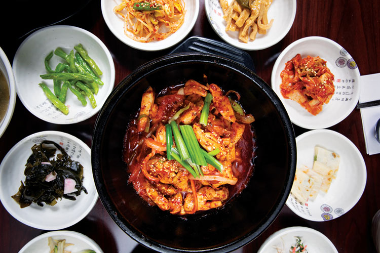 Chicken Stir Fry at Sisters Korean