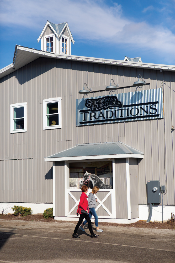 Exterior of the Traditions Furniture Store at Riegsecker Marketplace