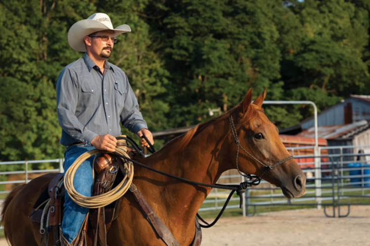 Brandon Fortner riding horse Soy Sauce