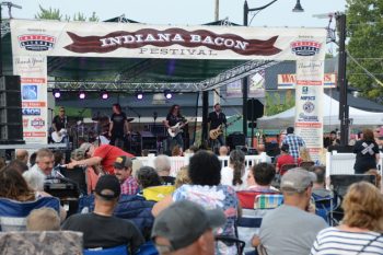 Indiana Bacon Festival stage
