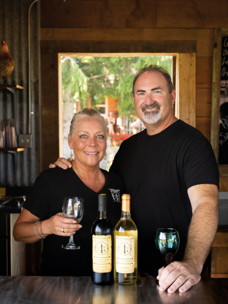 Four Corners Winery Owners Deanna Sasser and Mike Tisma