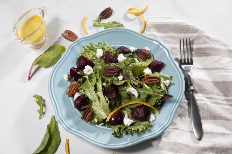 Roasted Beet Salad with Goat Cheese