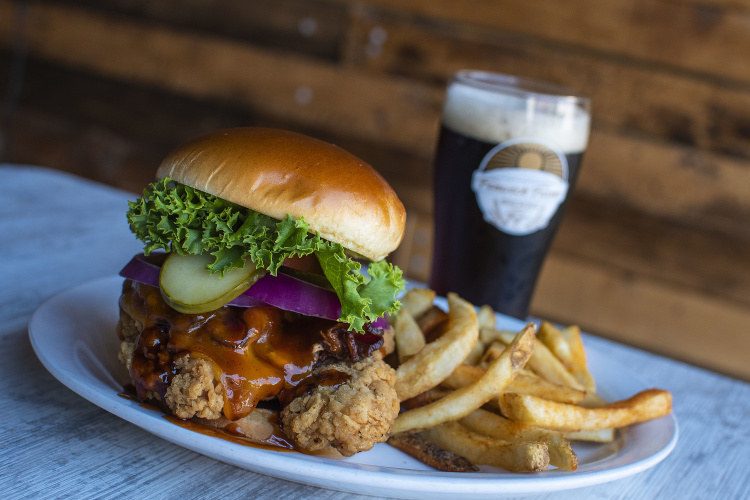 Burger and brew at Fenwick Farms Brewing Company