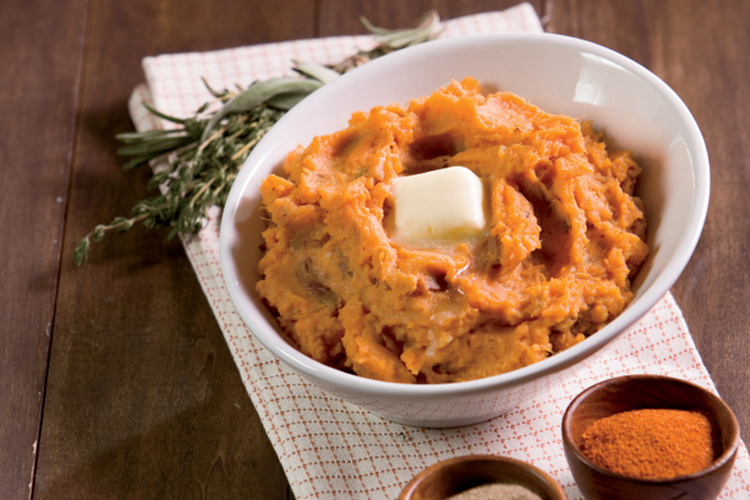 Rustic Mashed Sweet Potatoes