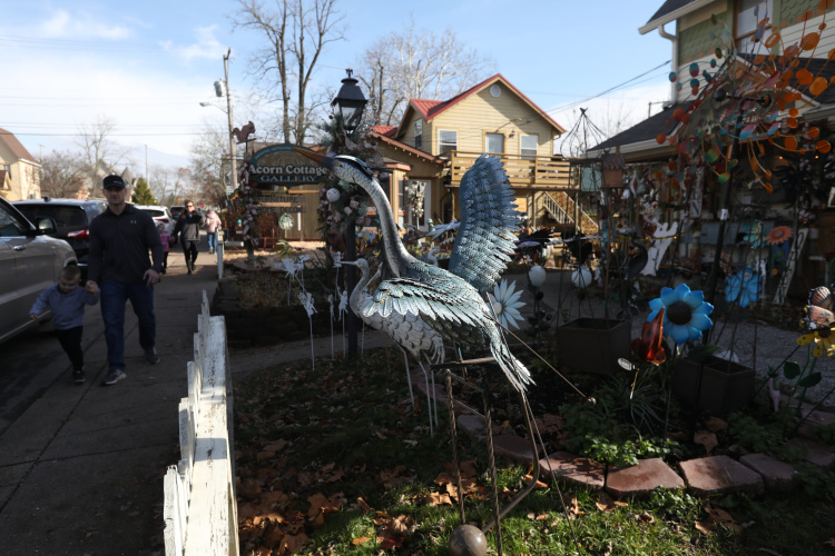 Sculptures at Acorn Cottage Gallery