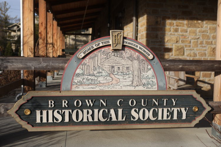 Brown County Historical Society sign