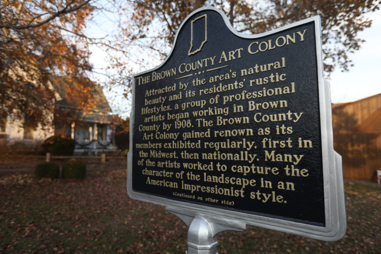 Brown County Art Colony historical marker
