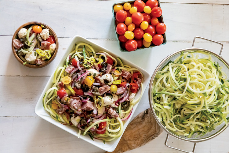 Zucchini “Pasta” Salad