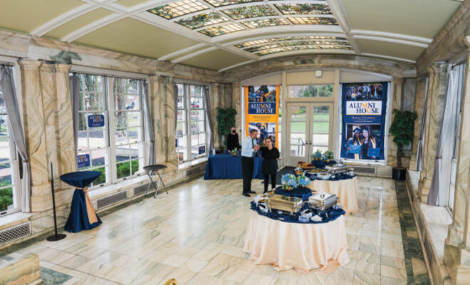 Interior shot of the Allison Mansion