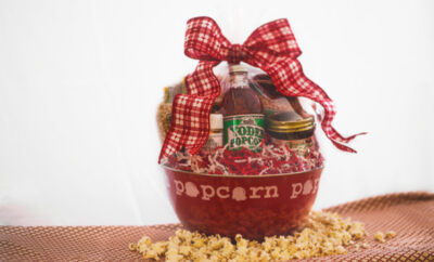 Yoder Popcorn gift basket