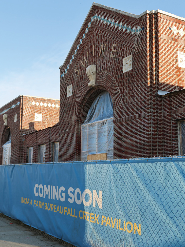 Exterior of the new Fall Creek Pavilion