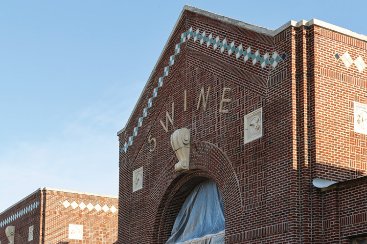 Exterior of the new Fall Creek Pavilion