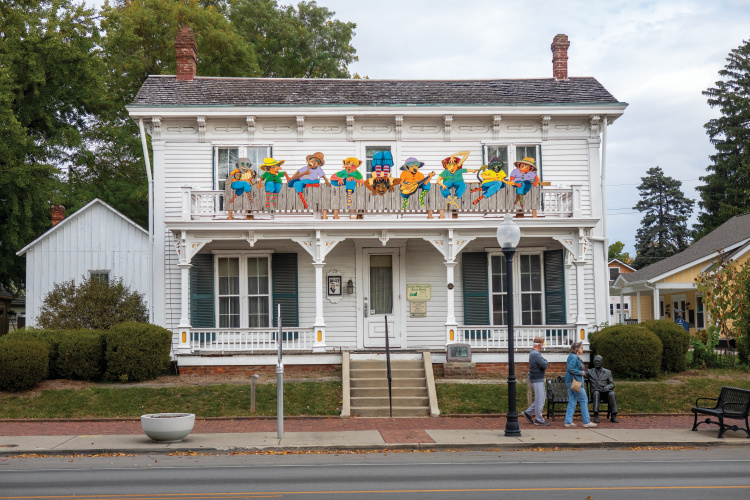 Exterior of James Whitcomb Riley Boyhood Home and Museum