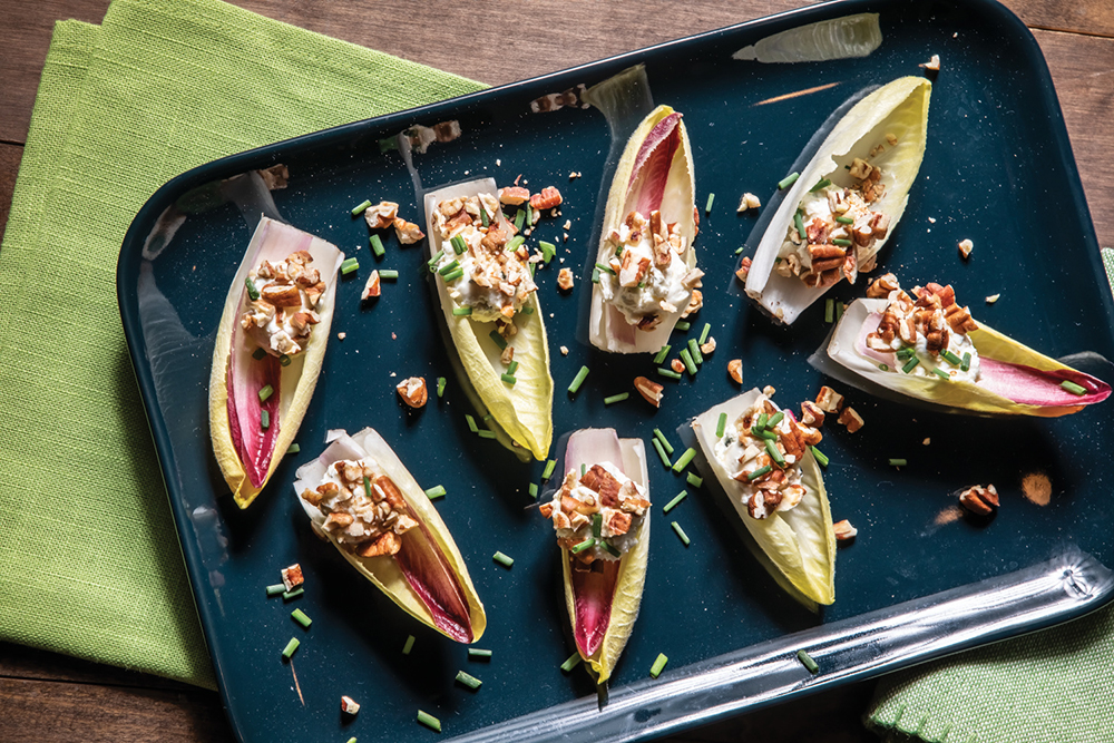 Endive with Blue Cheese and Pecans