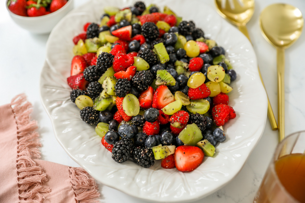 Mixed Berry Fruit Salad, a tasty spring breakfast recipe