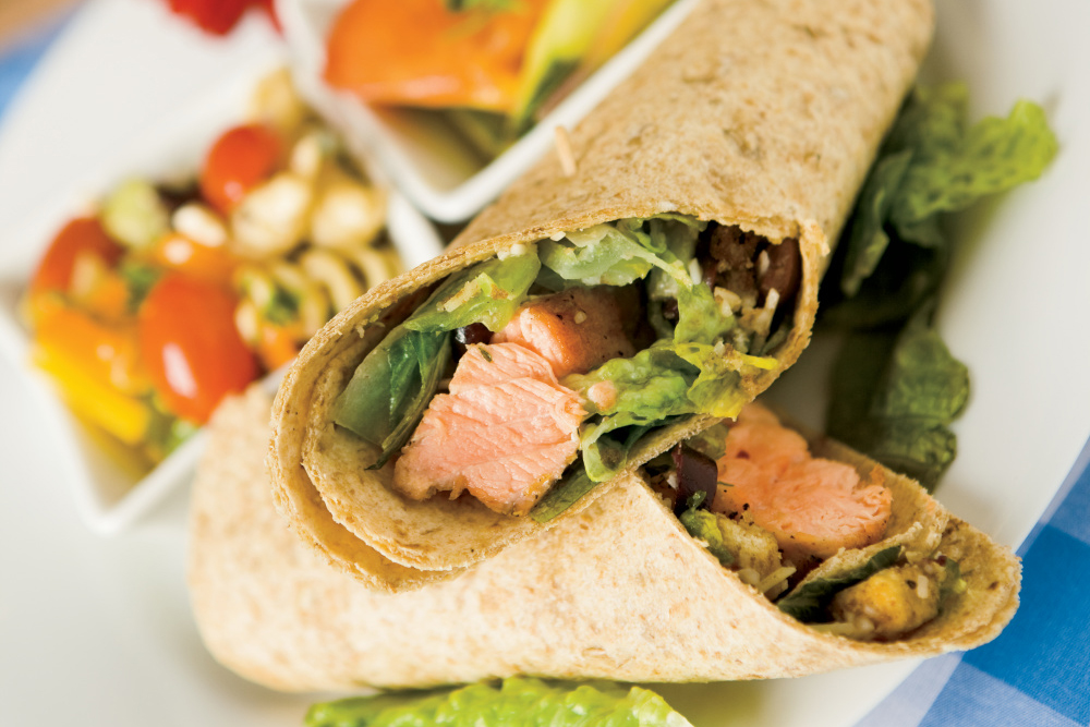 Salmon wraps