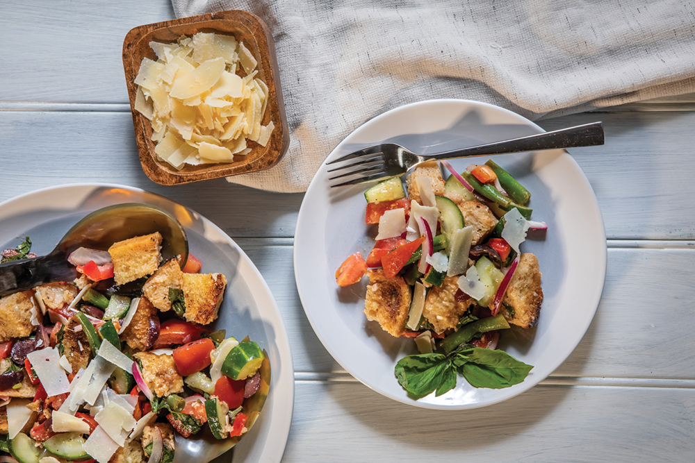 Panzanella with Summer Veggies