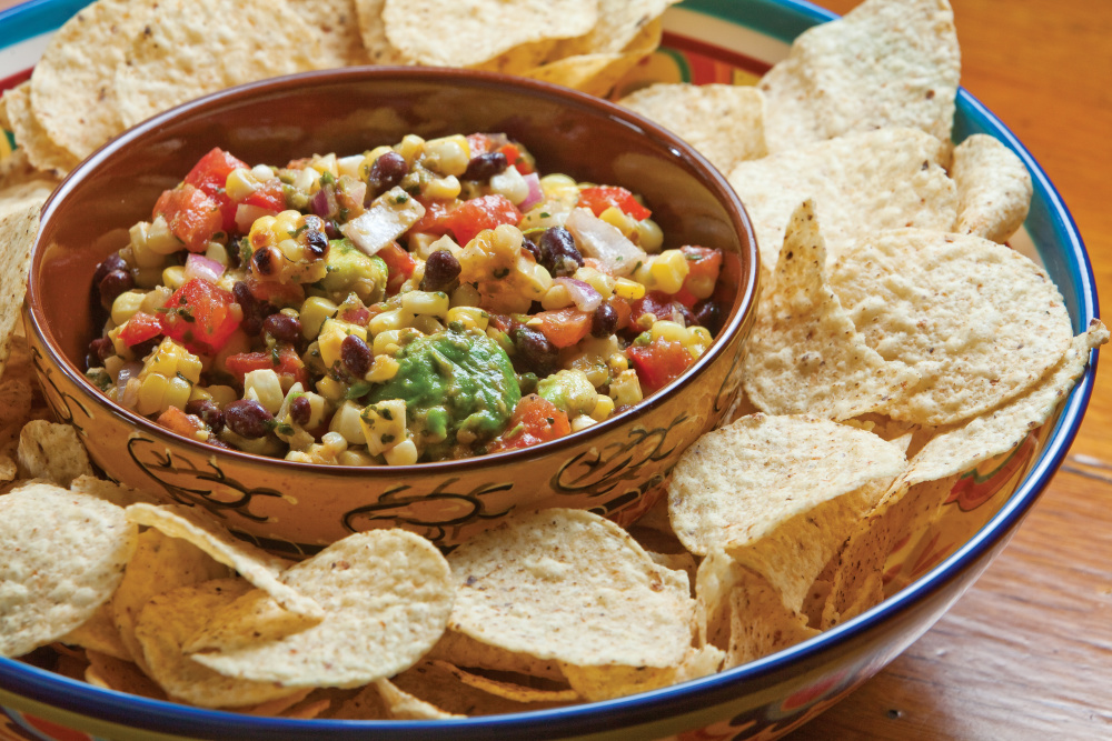 Grilled Corn, Black Bean and Avocado Salsa