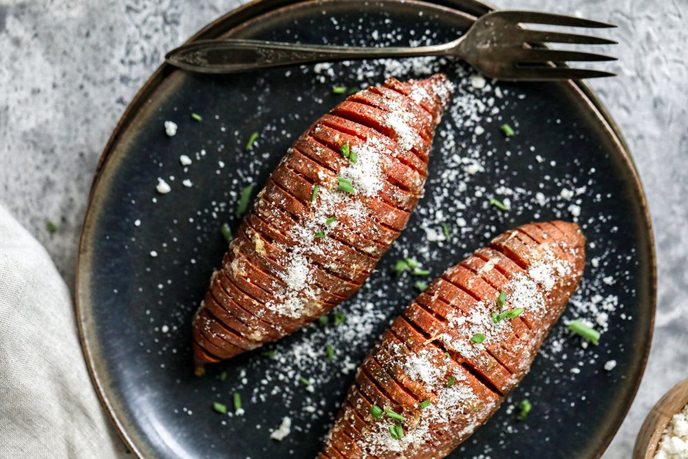 Hasselback Sweet Potatoes