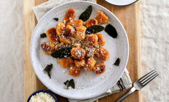Sweet Potato Gnocchi with Brown Butter and Crispy Sage