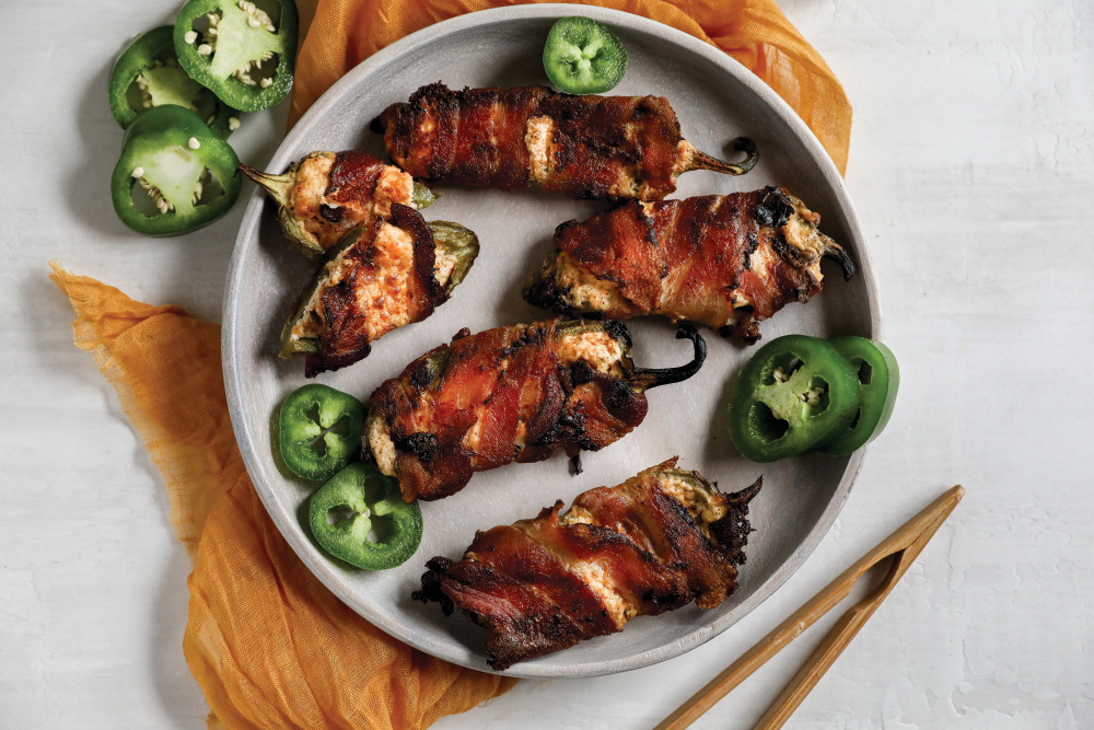 Bacon Wrapped Stuffed Jalapenos
