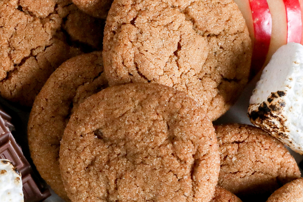 Homemade Gingersnap Cookies