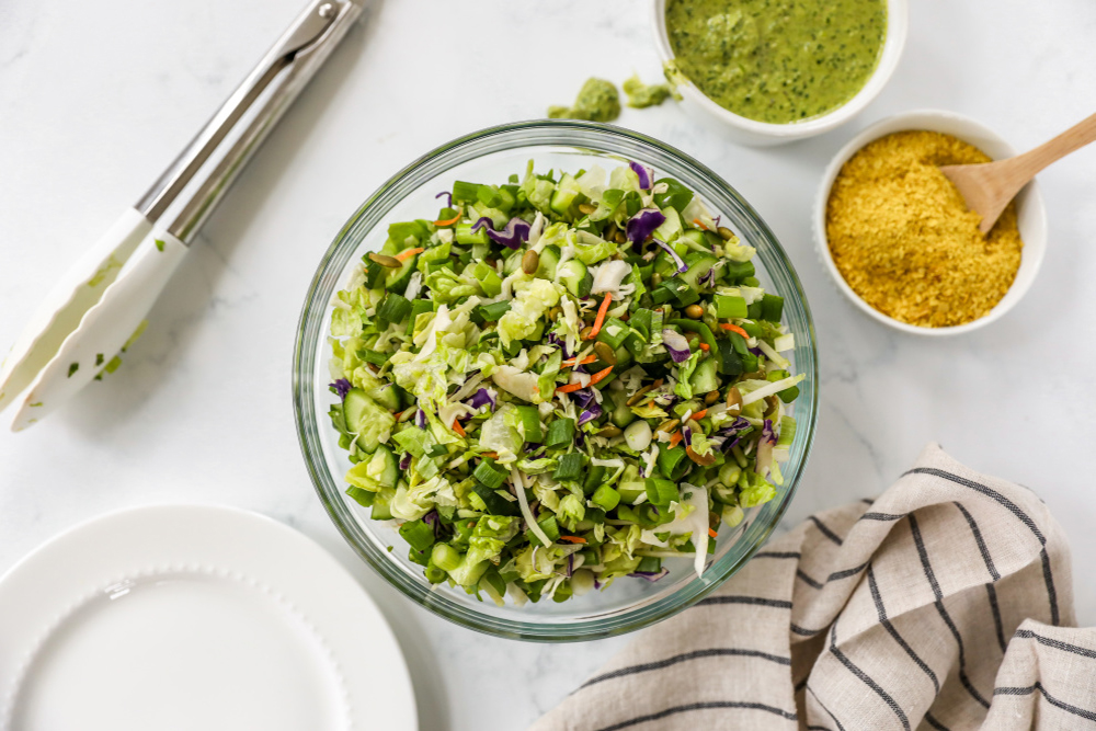 Chopped Green Goddess Salad