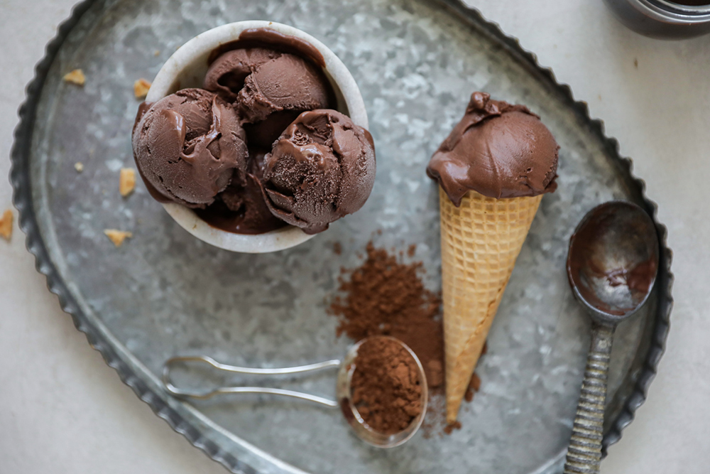 Chocolate Avocado Ice Cream
