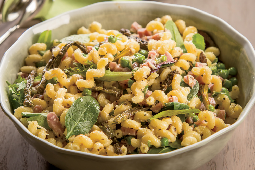 Ham, Peas and Cheese Pasta