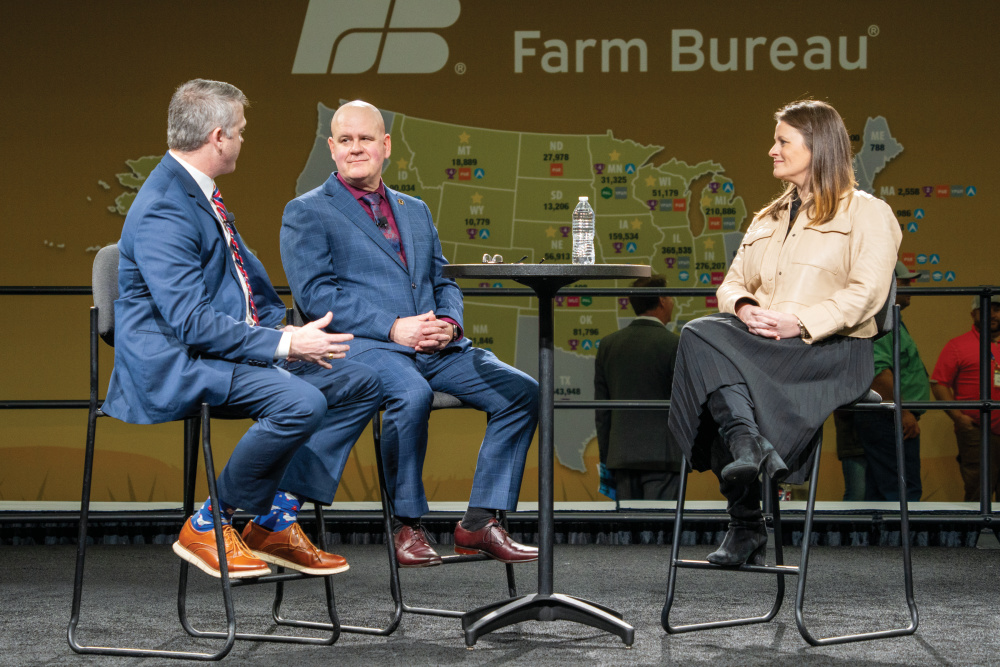 Retired Army Colonel Joe Ricker receives the inaugural Veteran Farmer Award of Excellence