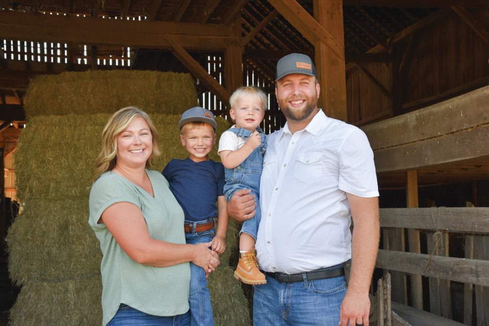 Brock and Laura Kiesler and their two sons