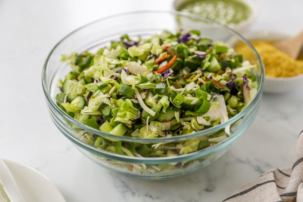 Chopped Green Goddess Salad