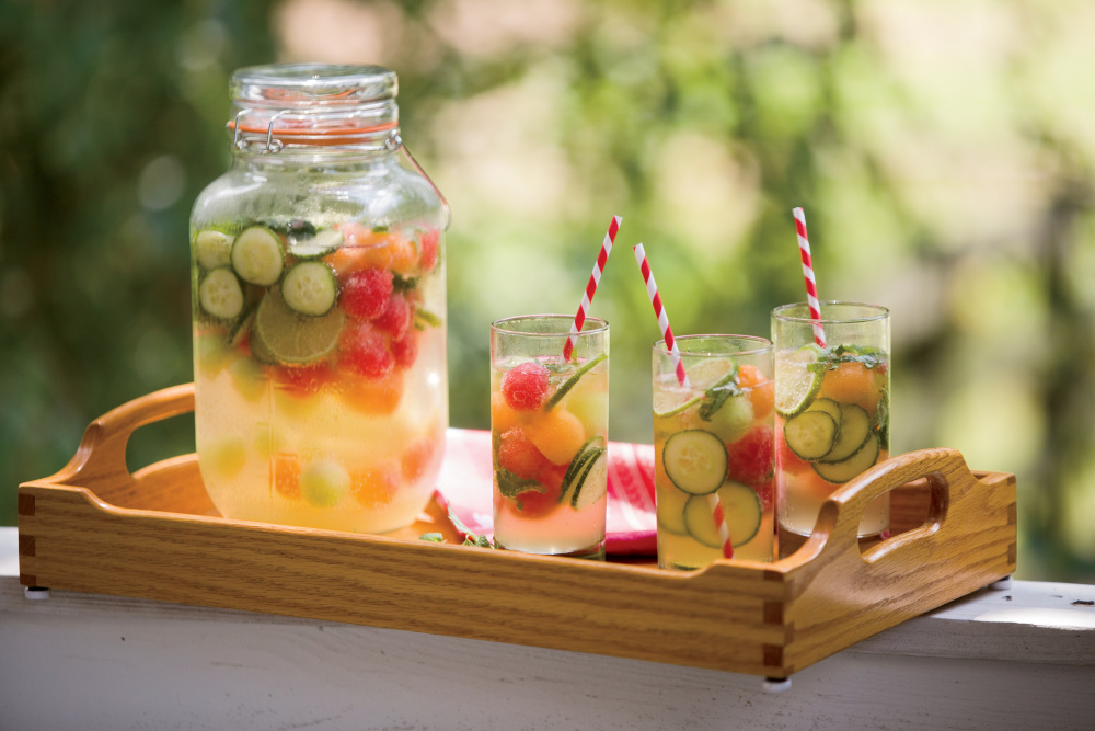Cucumber, Melon and Mint Sangria