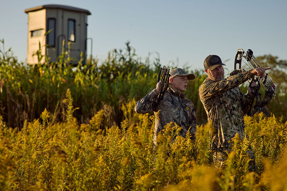 two men hunting